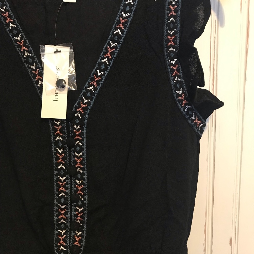 Francesca’s flutter sleeve dress